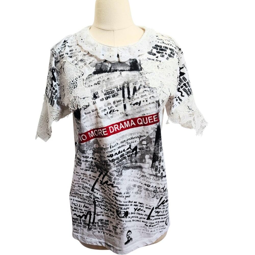 One-of-a-kind upcycled t-shirt